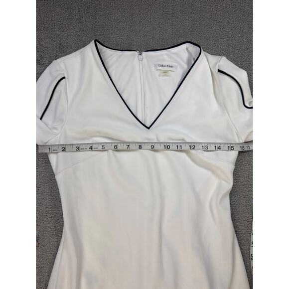 NWT Calvin Klein Dress Sheath Knee Length Career Contemporary Size 4 - Picture 8 of 12